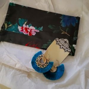 JOHNNY WAS FACE MASK & EARRINGS